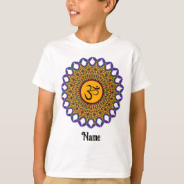 Camiseta Mandala espiritual Yoga Om Peacock Personalizado