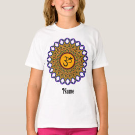 Camiseta Mandala espiritual Yoga Om Peacock Personalizado