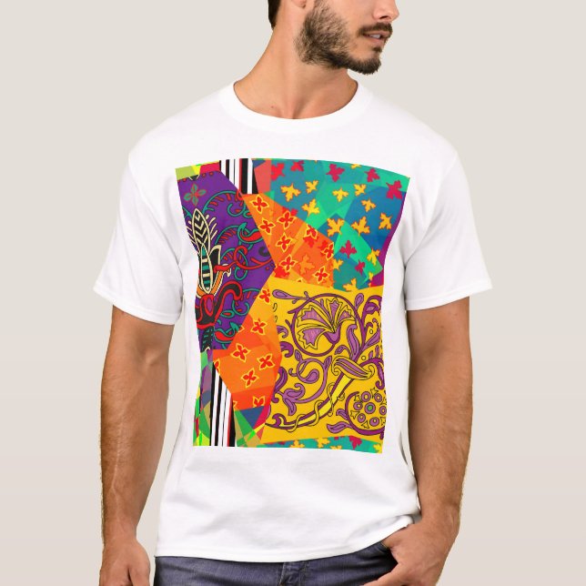 Camiseta Mandala festiva india turca (Anverso)
