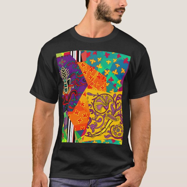 Camiseta Mandala festiva india turca (Anverso)