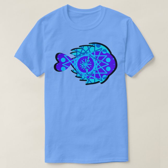 Camiseta Mandala fish Classic TShirt (Diseño del anverso)