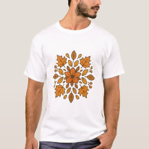 Mandala floral de otoño