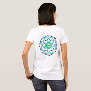 Camiseta Mandala floral.inicial.