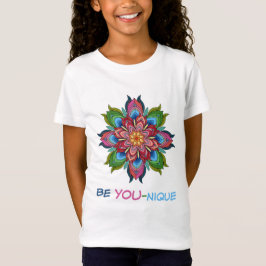 Camiseta ¡Mandala floral, sé tú-nique!