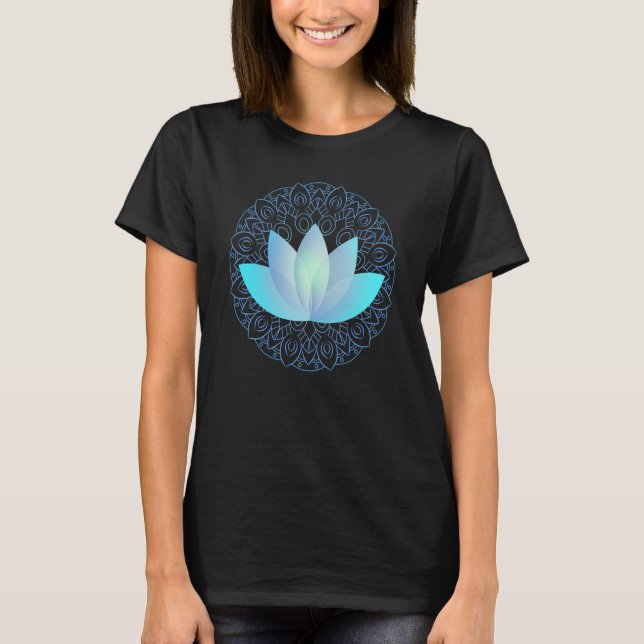 Camiseta Mandala Flower Yoga Spiritual Geometry Graphic (Anverso)