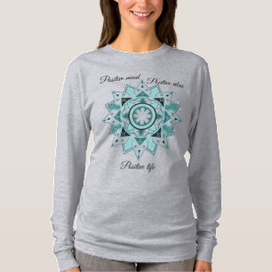 Camiseta Mandala geométrica, Inspiradora