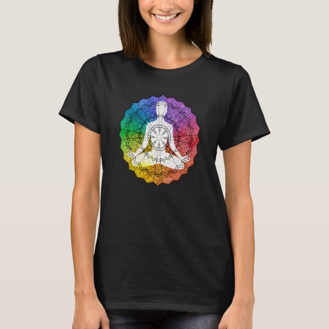 Camiseta Mandala Geometry Spiritual Graphic (Anverso)