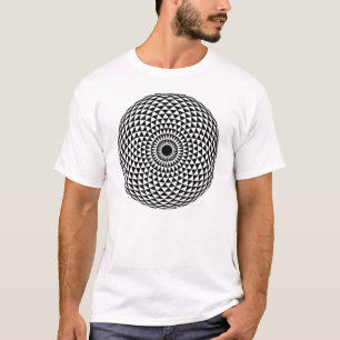 Camiseta Mandala hipnótica del toroide