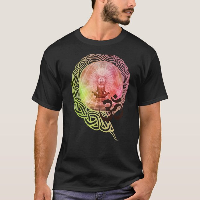Camiseta Mandala Namaste Espiritual Yoga Buddha Fashion Clo (Anverso)
