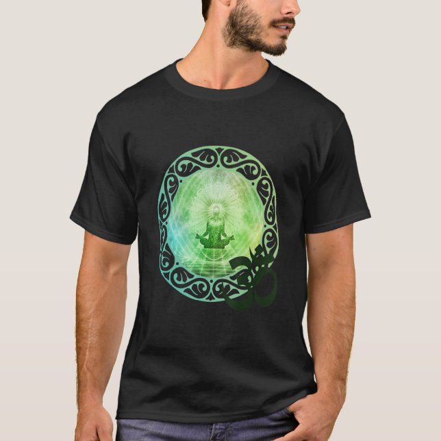 Camiseta Mandala Namaste Moda Buda espiritual (Anverso)