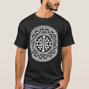 Camiseta Mandala Ornament Geometric I Sri Yantra Yoga