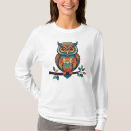 Camiseta Mandala Owl