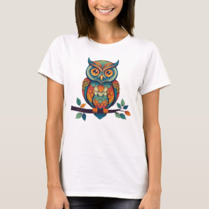 Camiseta Mandala Owl