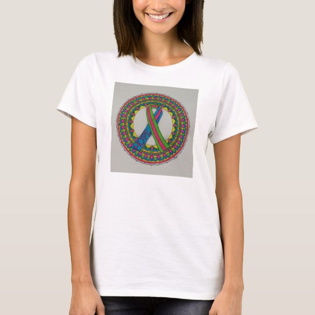 Camiseta Mandala para el cáncer de pecho metastático (Anverso)