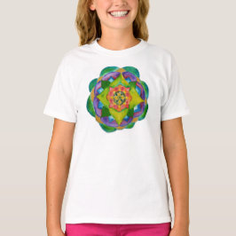 Camiseta Mandala Pintando artículos deportivos de Chicas po