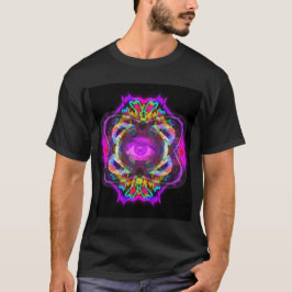 Camiseta Mandala púrpura del ojo
