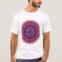 Mandala púrpura y rosa