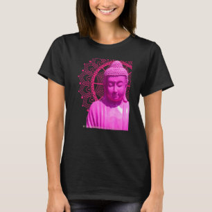 Camiseta Mandala rosa Buda Metta Amor Amabilidad