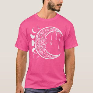 Camiseta Mandala Solar Superluna Lunar Mona Luna Espiritual