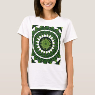 Camiseta Mandala Verde Tropical