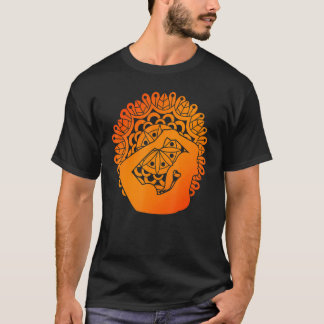 Camiseta Mandalas de Yoga de Meditación Espiritual del Budi