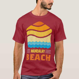 Camiseta Mandalay Beach California - Olas de época