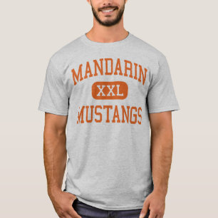 Camiseta Mandarín - mustangos - alto - Jacksonville la