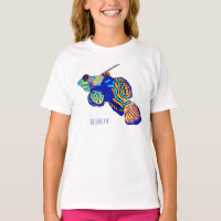 Mandarinfish cartoon illustration