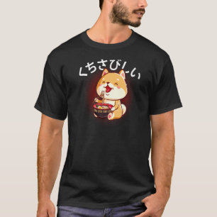 Camiseta Mandato japonés de Shiba Inu Kuchisabishi