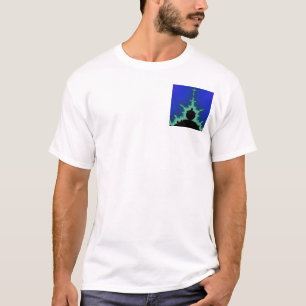 Camiseta Mandelbrot azul
