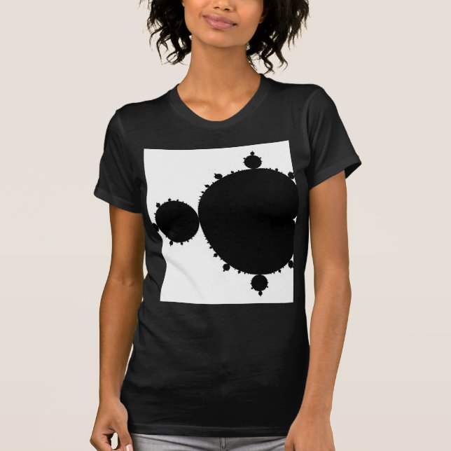Camiseta Mandelbrot negro (Anverso)
