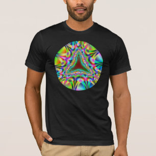 Camiseta mandíbula extranjero colorido psicodélico