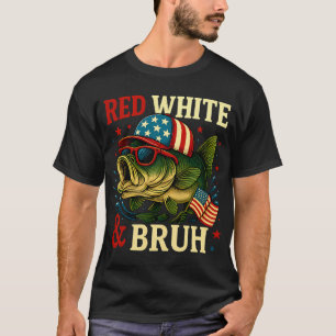 Camiseta mandíbulas de tiburón bandera americana