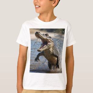 Camiseta Mandíbulas Espantosas: Cocodrilo Australiano Salta