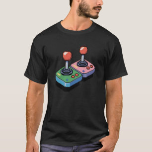 Camiseta Mando a distancia Neon Retro Gaming