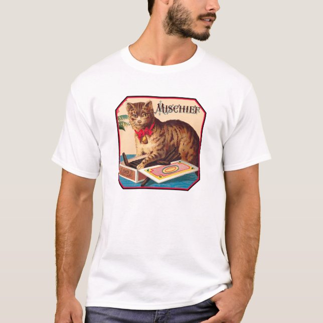 Camiseta Mando al gato (Anverso)