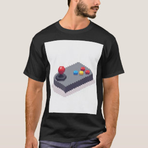 Camiseta Mando de 8 bits para juegos retro