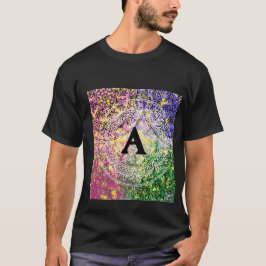 Camiseta Mando de fondo floral