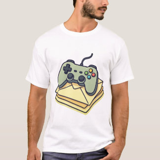 Camiseta Mando de videojuego en pila de correo – Dibujo ani