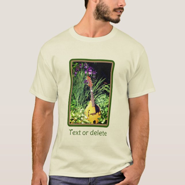 Camiseta Mandolin E Iris Garden Personalizados (Anverso)