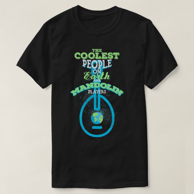 Camiseta Mandolin Lover Los Más Cómodos Jugadores De Mandol (Diseño del anverso)