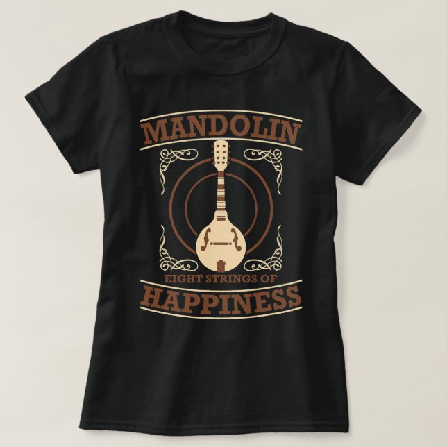 Camiseta Mandolin Lover Mandolin (Diseño del anverso)