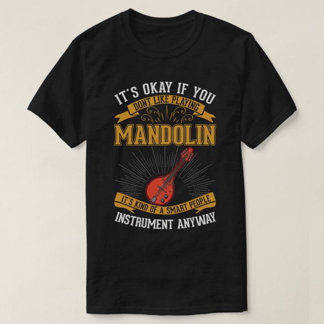 Camiseta Mandolin Lover Mandolini 1 (Diseño del anverso)