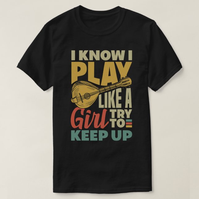 Camiseta Mandolin Lover Mandolinist Mandolinist (Diseño del anverso)