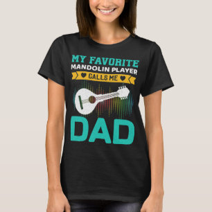 Camiseta Mandolin Lover Mens My Favorito Mandolin Player Ca