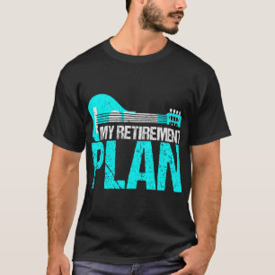 Camiseta Mandolin Lover Mi Plan de Jubilación Mandolin Musi