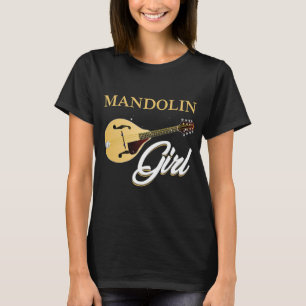 Camiseta Mandolin Lover Mujeres Mandolin Chica Player Blueg