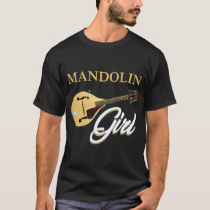 Camiseta Mandolin Lover Mujeres Mandolin Chica Player Blueg