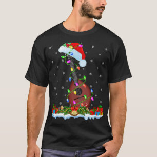 Camiseta Mandolin Lover Music Aover coincide con Santa Hat 
