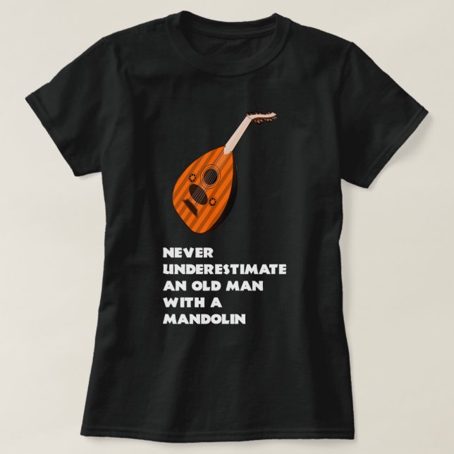 Camiseta Mandolin Lover Música Instrumental Musical Ama El  (Diseño del anverso)